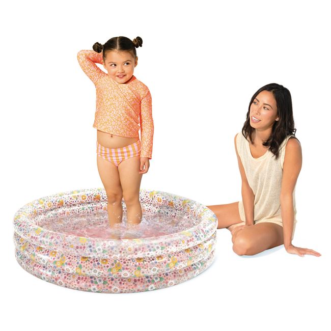 Piscina Rotunda cu Model Floral pentru Copii Ø86x25cm - Intex 2
