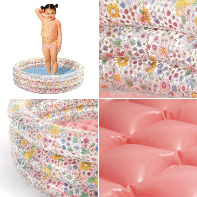 Piscina Rotunda cu Model Floral pentru Copii Ø86x25cm - Intex 5