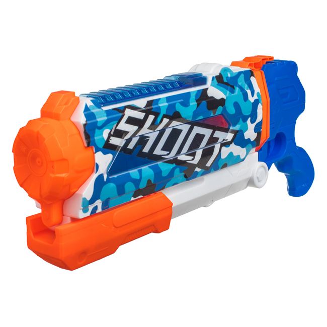 Pistol de Apa din Plastic Bleu Portocaliu Graffiti 45cm 2