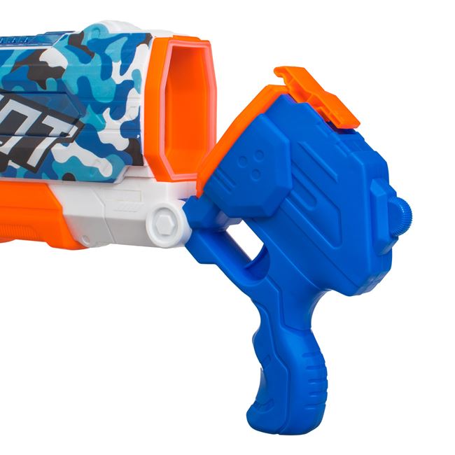 Pistol de Apa din Plastic Bleu Portocaliu Graffiti 45cm 3