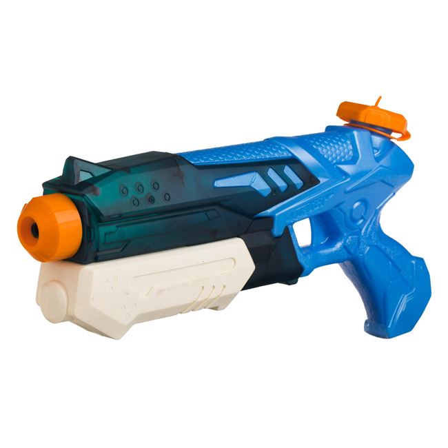 Pistol de Apa din Plastic Bleu Alb 32cm 2