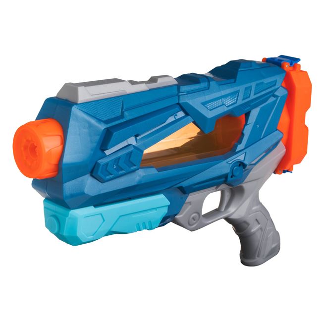 Pistol de Apa din Plastic Albastru Turcoaz 33cm 2