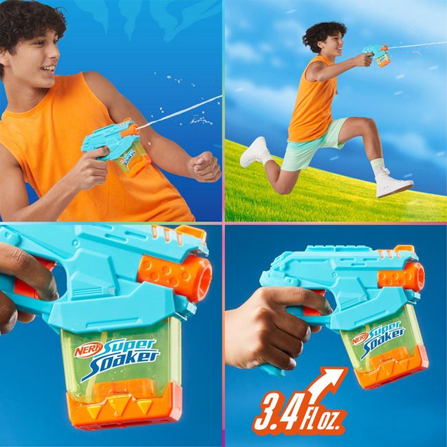 Pistol de Apa Nerf Soaker Mini Dunk-Fill Water Blaster - Hasbro 2