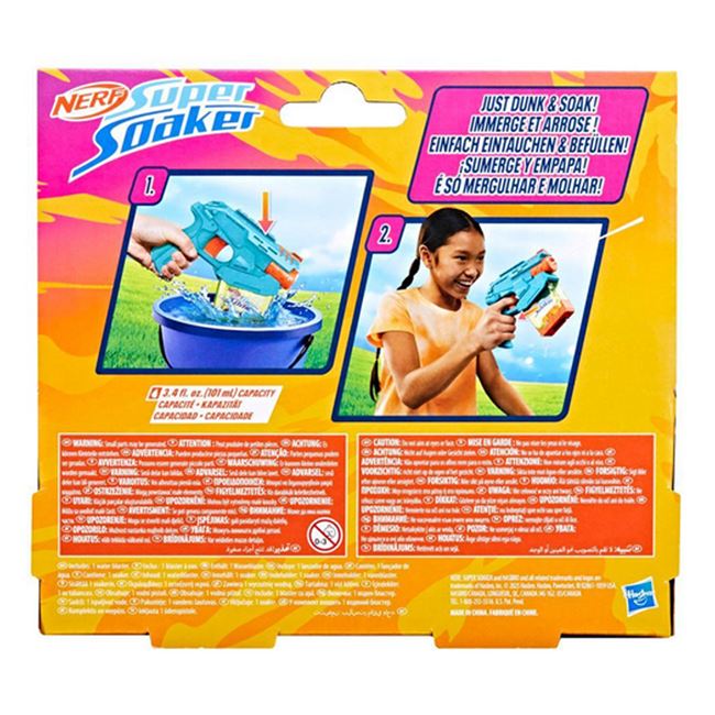 Pistol de Apa Nerf Soaker Mini Dunk-Fill Water Blaster - Hasbro 4