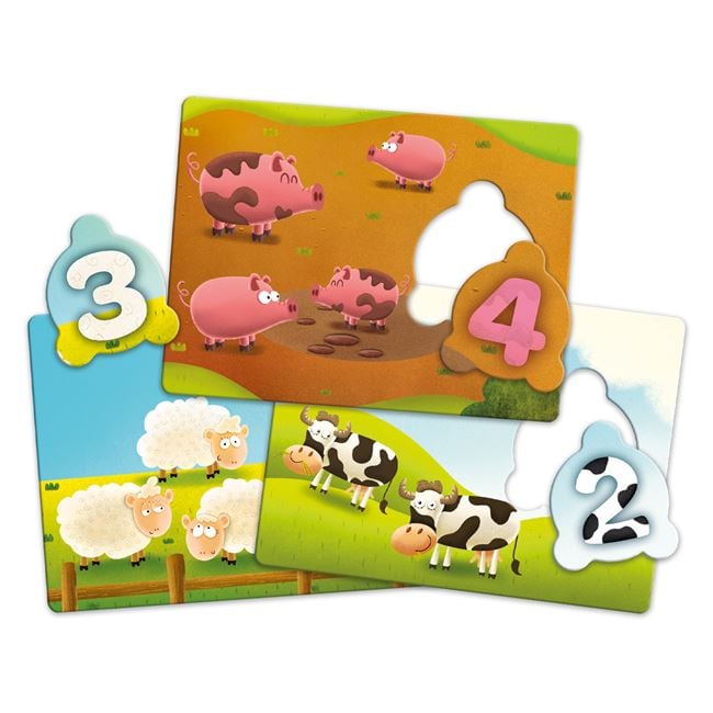 Puzzle Educativ Numere cu Animale - Trefl 2