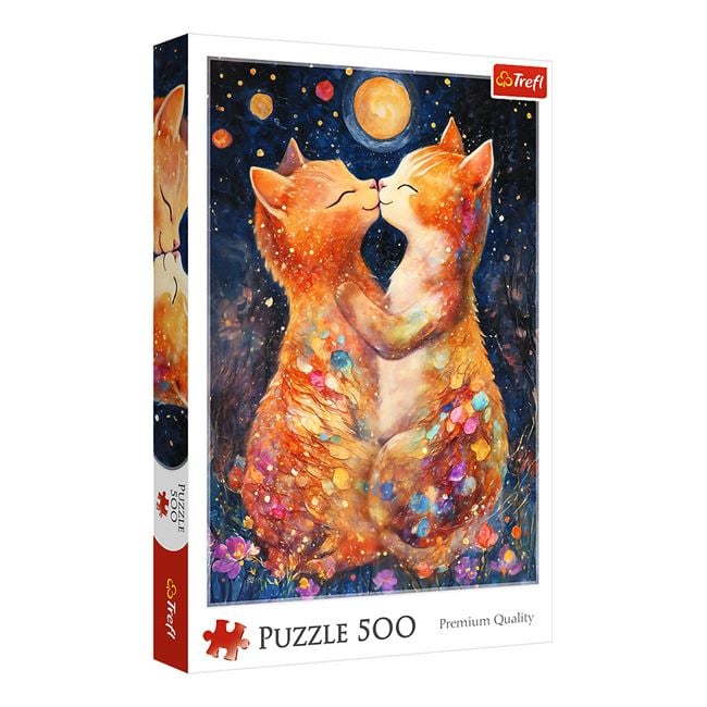 Puzzle 2 Pisici (500 de piese) - Trefl