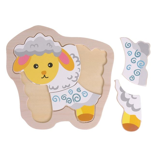 Puzzle din Lemn Oita (4 piese) 14x14cm 2