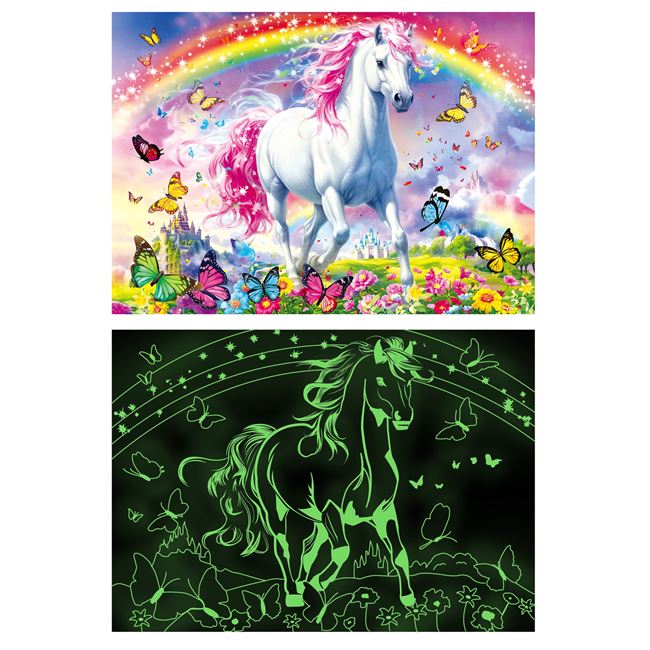 Puzzle Uincorn Fluorescent (500 piese) 2
