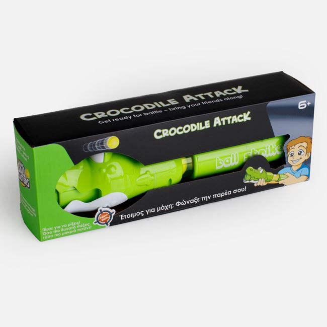 Pistol de Lansare Crocodil & 6 Mingi din Spuma 3