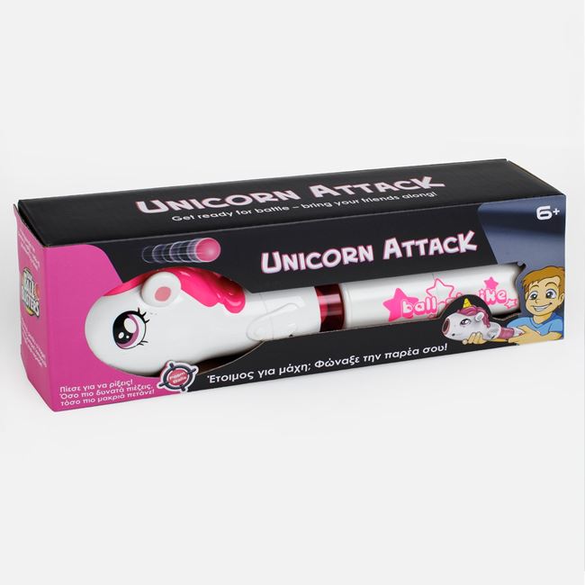 Pistol Lansator Unicorn cu 6 Bile din Spuma 3