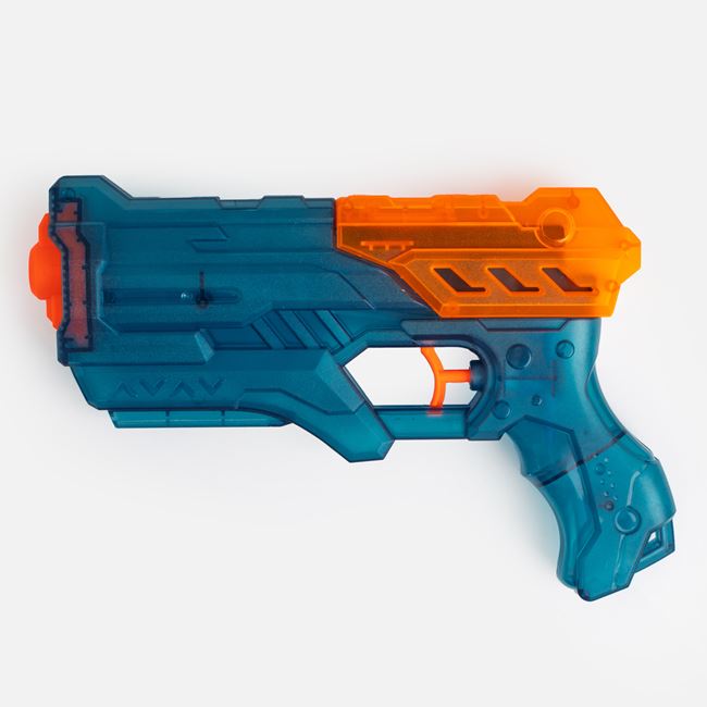 Pistol de Apa Albastru Transparent 24cm 3