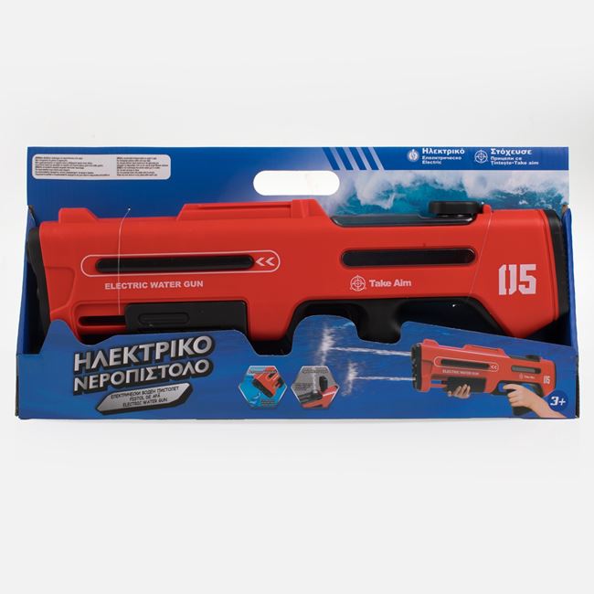 Pistol de Apa Electric Rosu 43cm 4