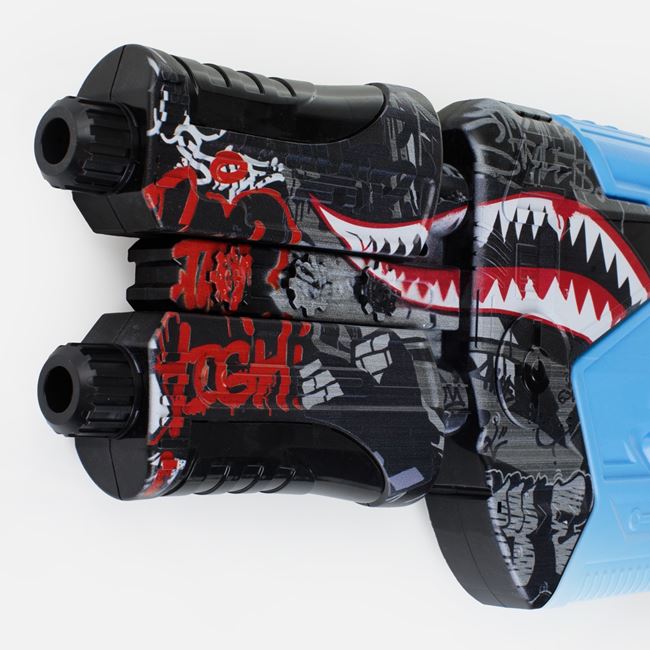 Pistol de Apa Bleu & Negru Graffiti 57cm 3