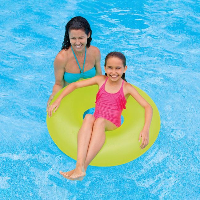 Colac Gonflabil Monocolor Fluorescent Ø91cm - Intex 3