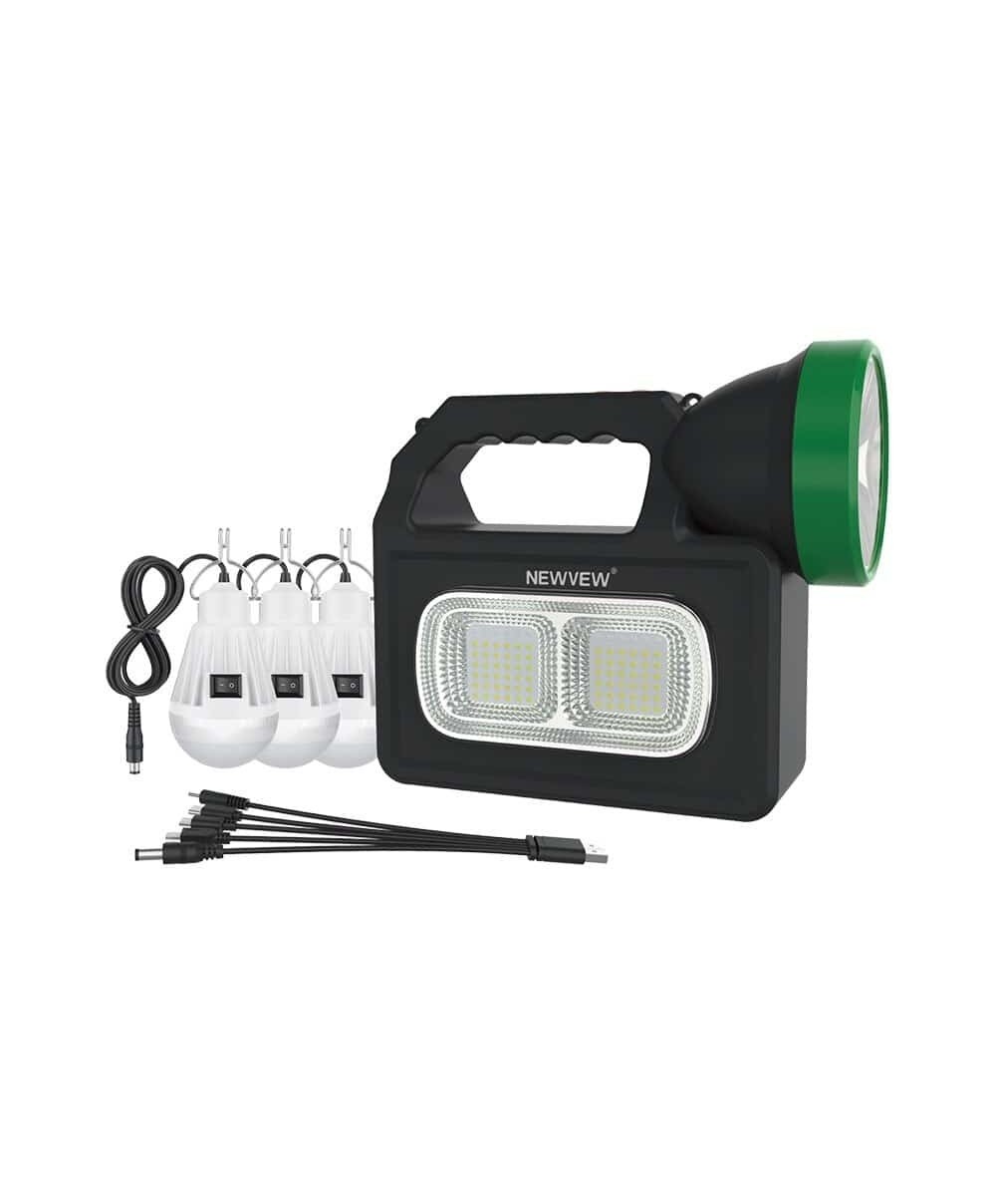 Kit lanternă solară cu 3 becuri LED, panou inclus,Z-TOOLS / ZTS8257