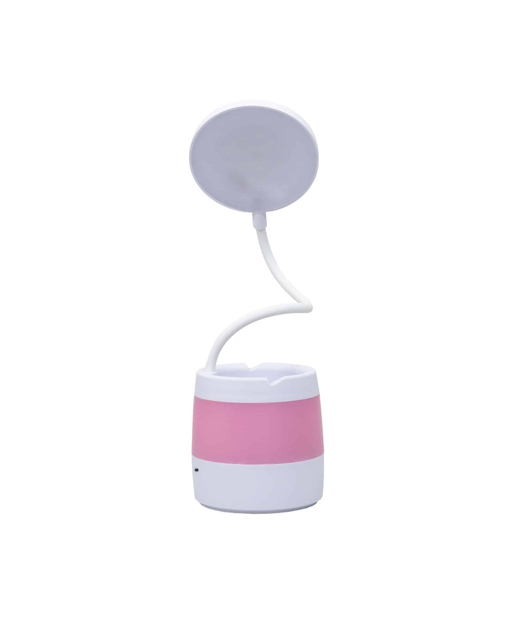 Lampa de birou pentru copii, 4 tipuri de lumina, model lumina floare, roz / ZTS 8246