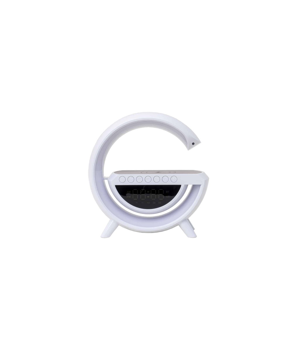 Lampa led, 4 in 1 cu boxa, ceas si incarcator wireless 15W Z-TOOLS / ZTS 8236