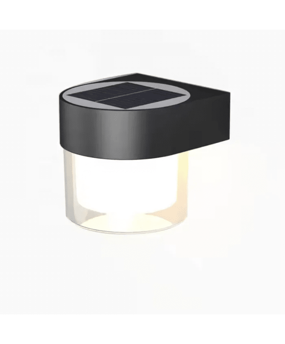 Lampă LED de perete, rotundă, încărcare solară, Z-TOOLS / ZTS8604