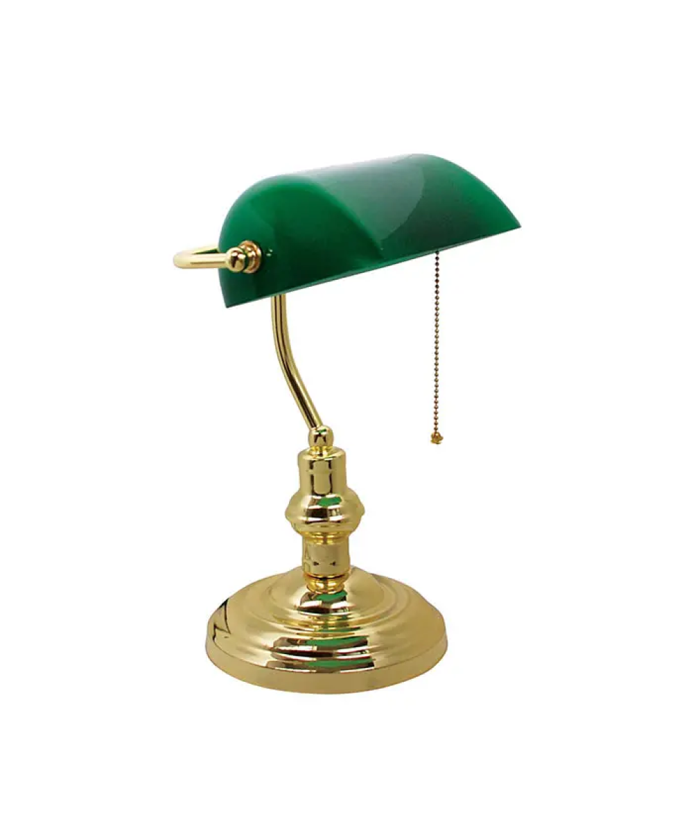 Lampa pentru birou, E27, max 60W, HL090, HORO, verde / 048-014-0060