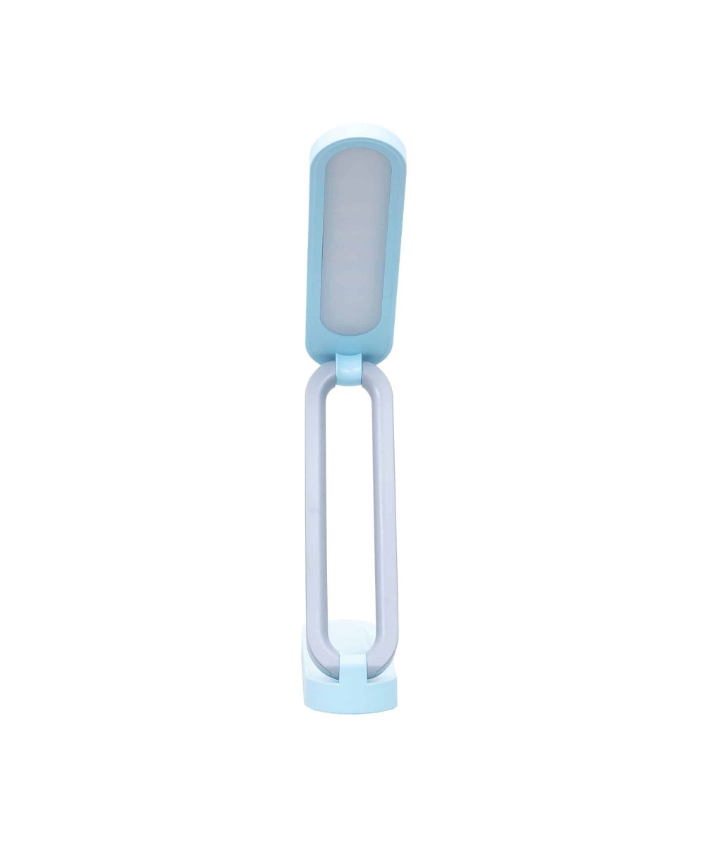 Lampa pentru birou, pliabila si portabila, 3 tipuri de lumina, putere 3W, touch, USB, bleu / ZTS 8245