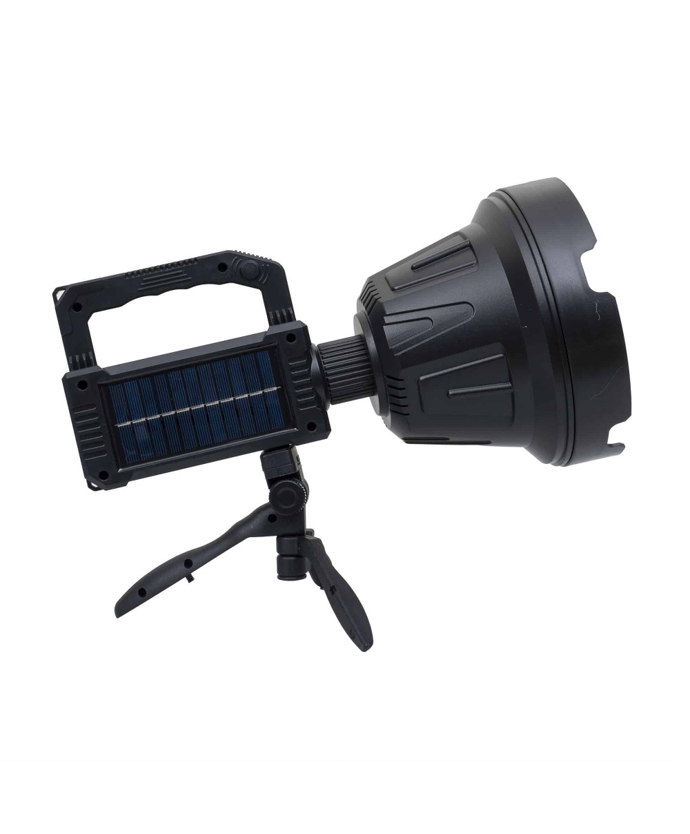 Lanterna cu incarcare solara, 6 moduri de iluminat, USB si trepied W5111 / ZTS 8202