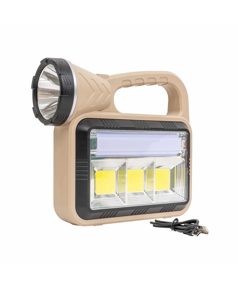 Lanterna de mana cu incarcare solara si USB, 8 moduri de intensitate a luminii Z-TOOLS / ZTS 8981