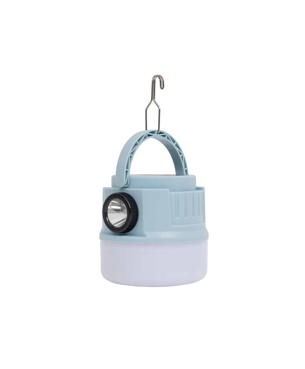 Lanterna LED camping, portabila, incarcare solara si USB, bleu Z-TOOLS / ZTS 9000