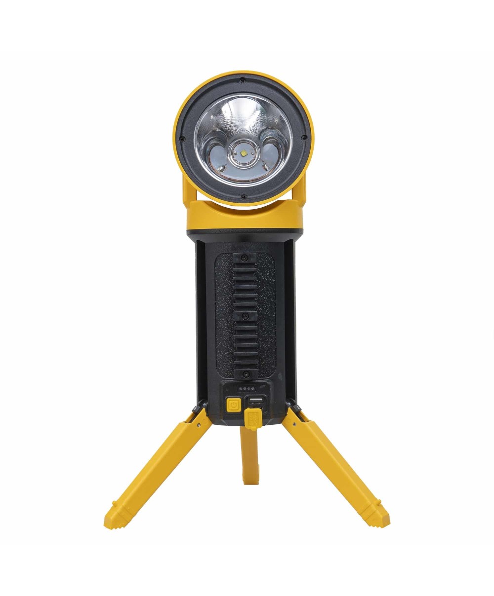 Lanterna proiector, 5 moduri de iluminat, suport trepied si maner W5164-1 / ZTS 8198