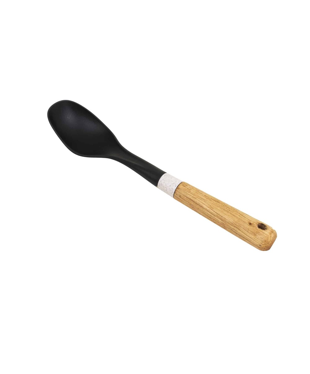 Lingura din plastic, cu maner maro, model CY-12-1, lungime 33cm Z-TOOLS / ZTS9249