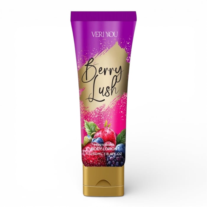 Loțiune de Corp Berry Lush 250 ml – Hidratantă, Dulce Fructată, Piele Catifelată și Parfum Irezistibil