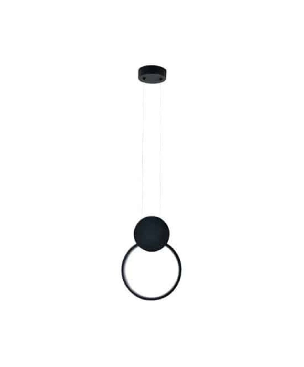 Lustra led, 11W, 4000K, negru, HOROZ / 019-073-0011_1