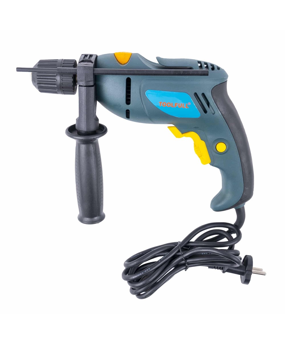 Masina de gaurit electrica (bormasina), putere 650W TOOLFULL / EXT 7407