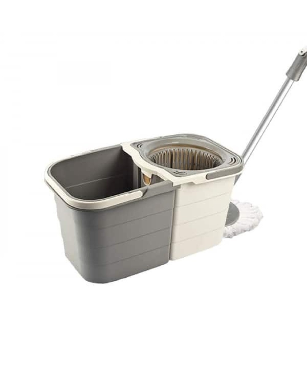 Mop rotativ 360grade, cu doua recipiente pentru apa, LISA / ZLN 0792