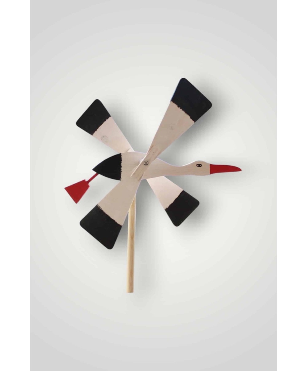 Morisca de vant din lemn, model barza 43X20X4cm Z-TOOLS / EXT9060