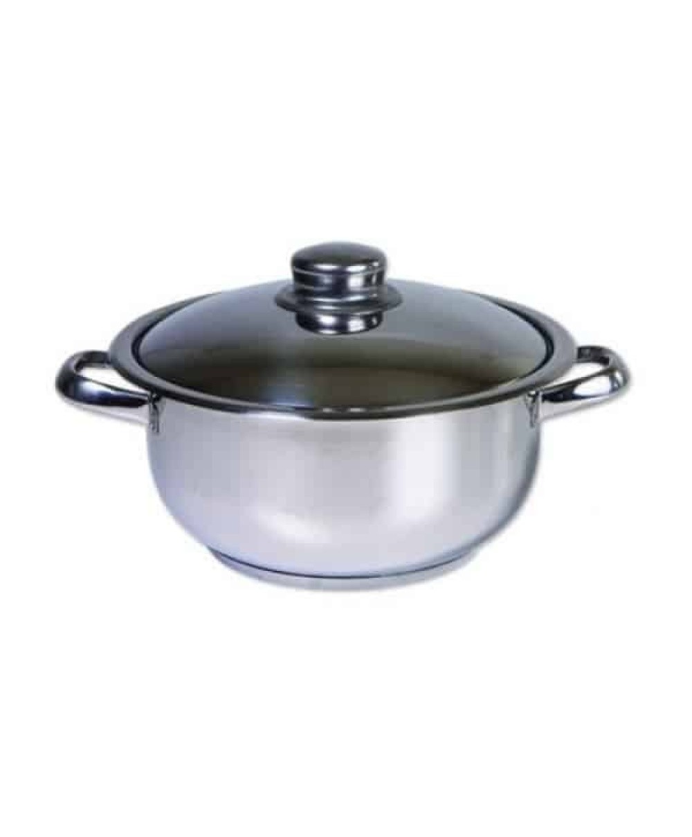 Oala cu capac, capacitate 14 litri, diametru 32 cm, din inox / ZLN 7291