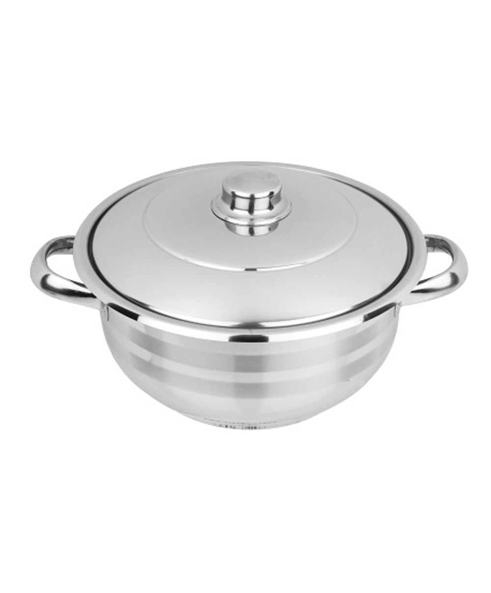 Oala inox cu capac, diametru 22 cm, capacitate 4 L, COCINERA / ZLN 7246