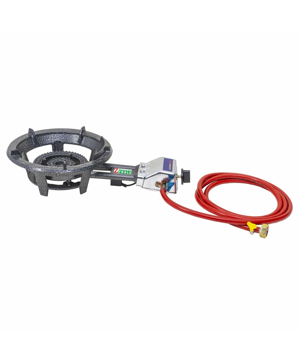 Pachet arzator tip pirostrie cu 2 arzatoare si aprindere automata (ZTS 5727), plus kit alimentare butelie (SET 30045) / ZTS 5727_1