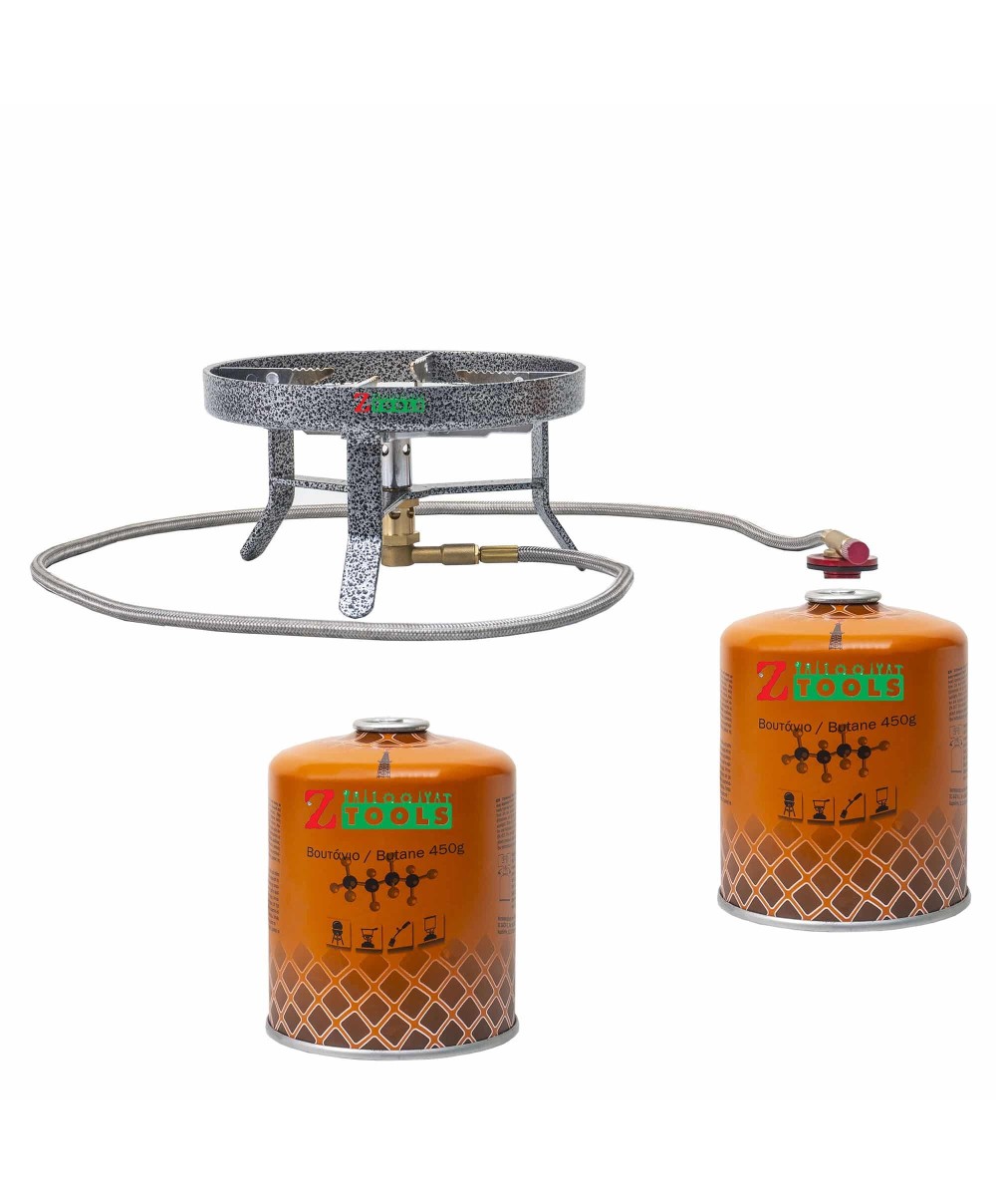 Pachet mini arzator tip pirostrie pentru camping (ZTS 5722) plus doua doze de 500g (ZLN 6002-) / ZTS 5722_2