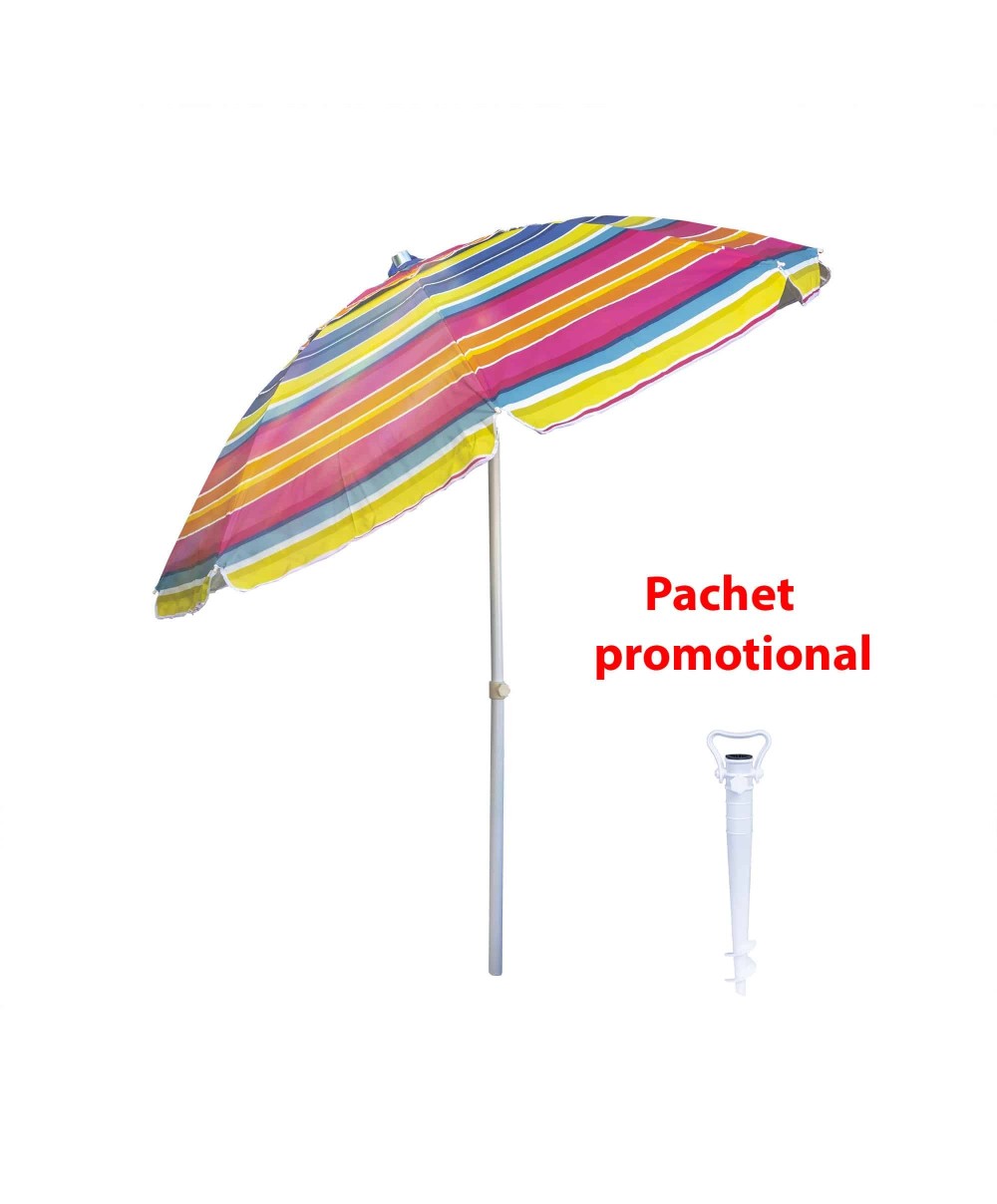 Pachet promo, umbrela pentru protectie solara, diametru 2m ZTS 8487 plus suport tip burghiu alb ZTS 8492 Z-TOOLS / ZTS 8487_2
