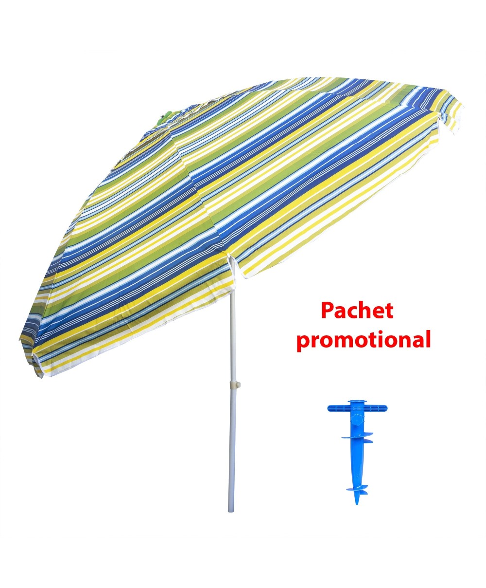 Pachet promo, umbrela pentru protectie solara, diametru 3m ZTS 8490 plus suport tip burghiu albastru ZTS 8493 Z-TOOLS / ZTS 8490_1