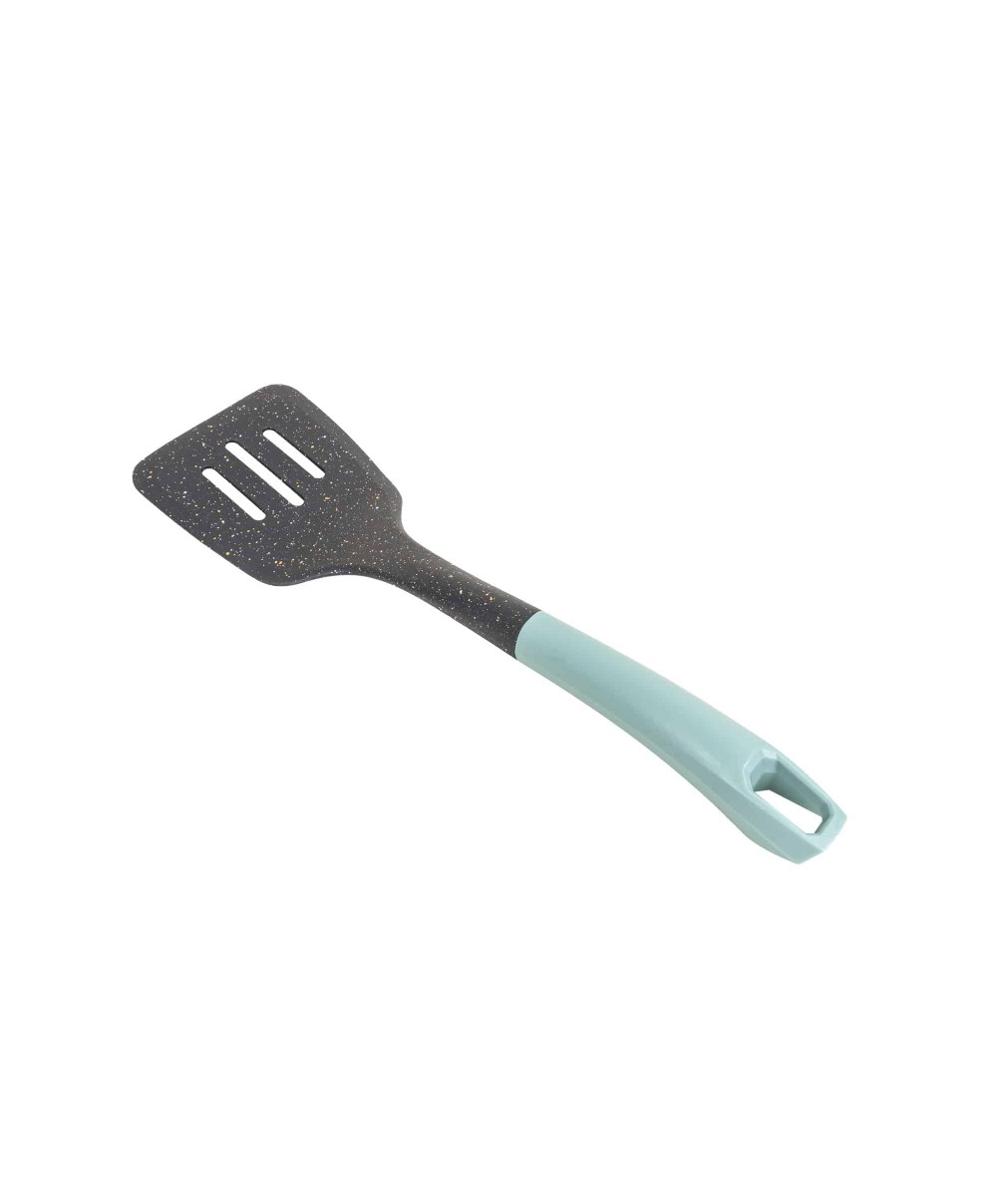 Paleta cu gauri din plastic, cu maner verde, model FI-06-B, lungime 33cm Z-TOOLS / ZTS9245