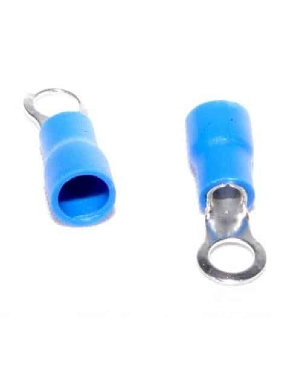 Papuci inel M4, secțiune 1.5 mm, 100 bucăți, N/A, albastru / 01-405