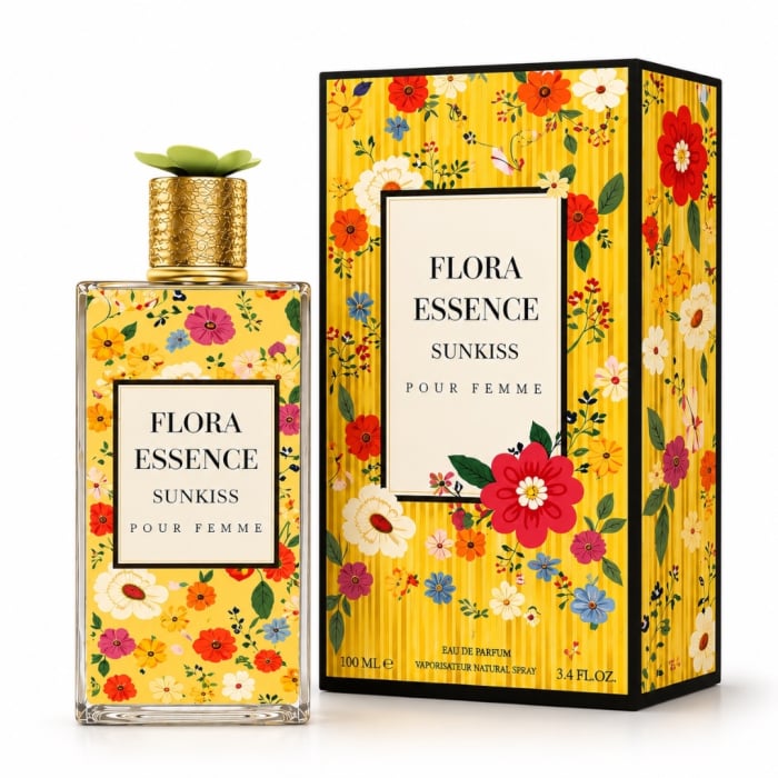 Parfum Femei Flora Essence Sunkiss 100 ml – Floral Exotic Seducător Inspirat din Gucci Gorgeous Orchid