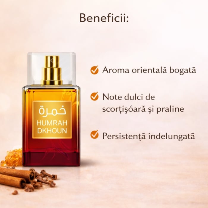 Apa de parfum Humrah Dkhoun, unisex, 100 ml 4