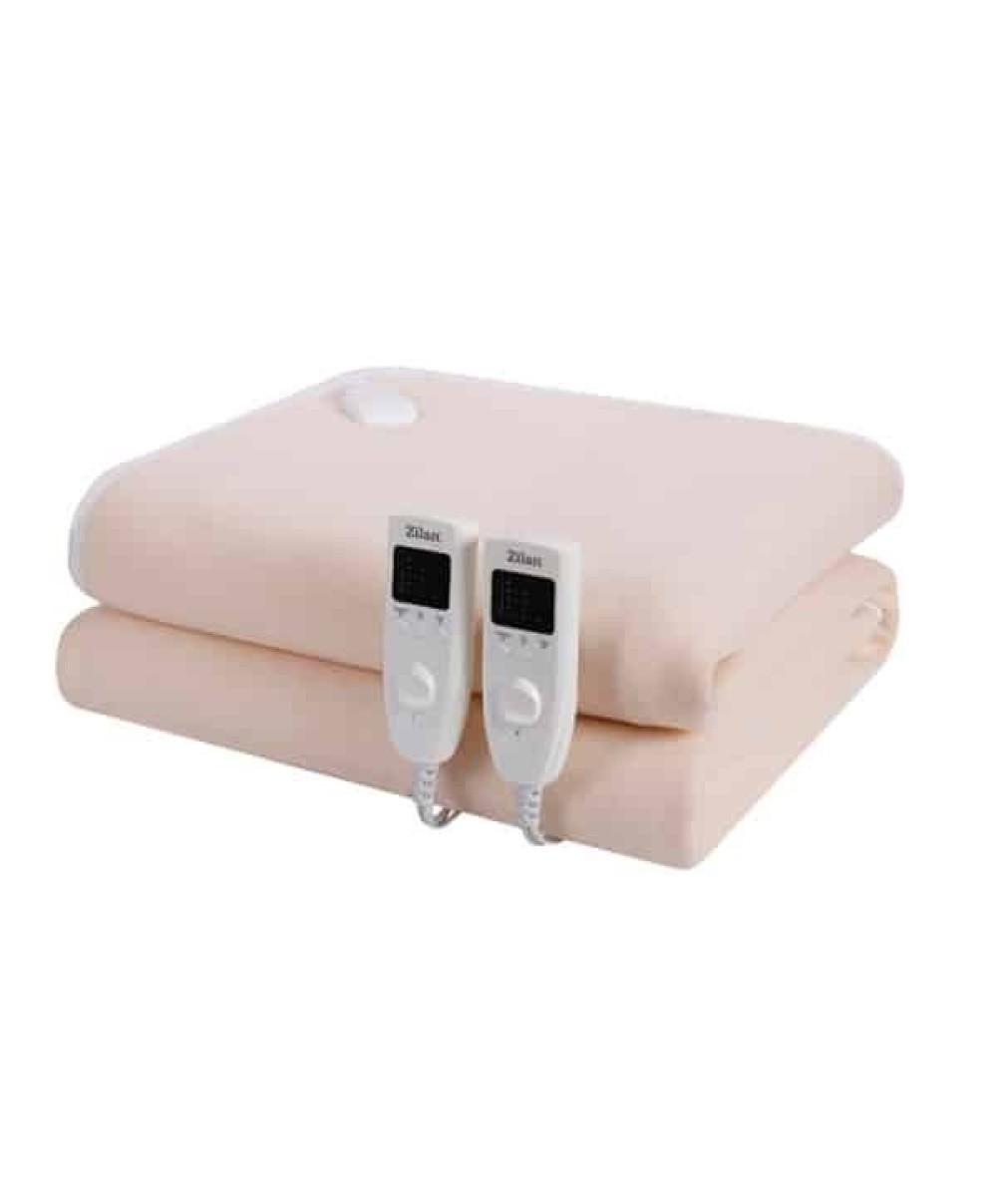 Patura cu incalzire electrica, pentru doua persoane 160X140 cm, crem / ZLN 4120