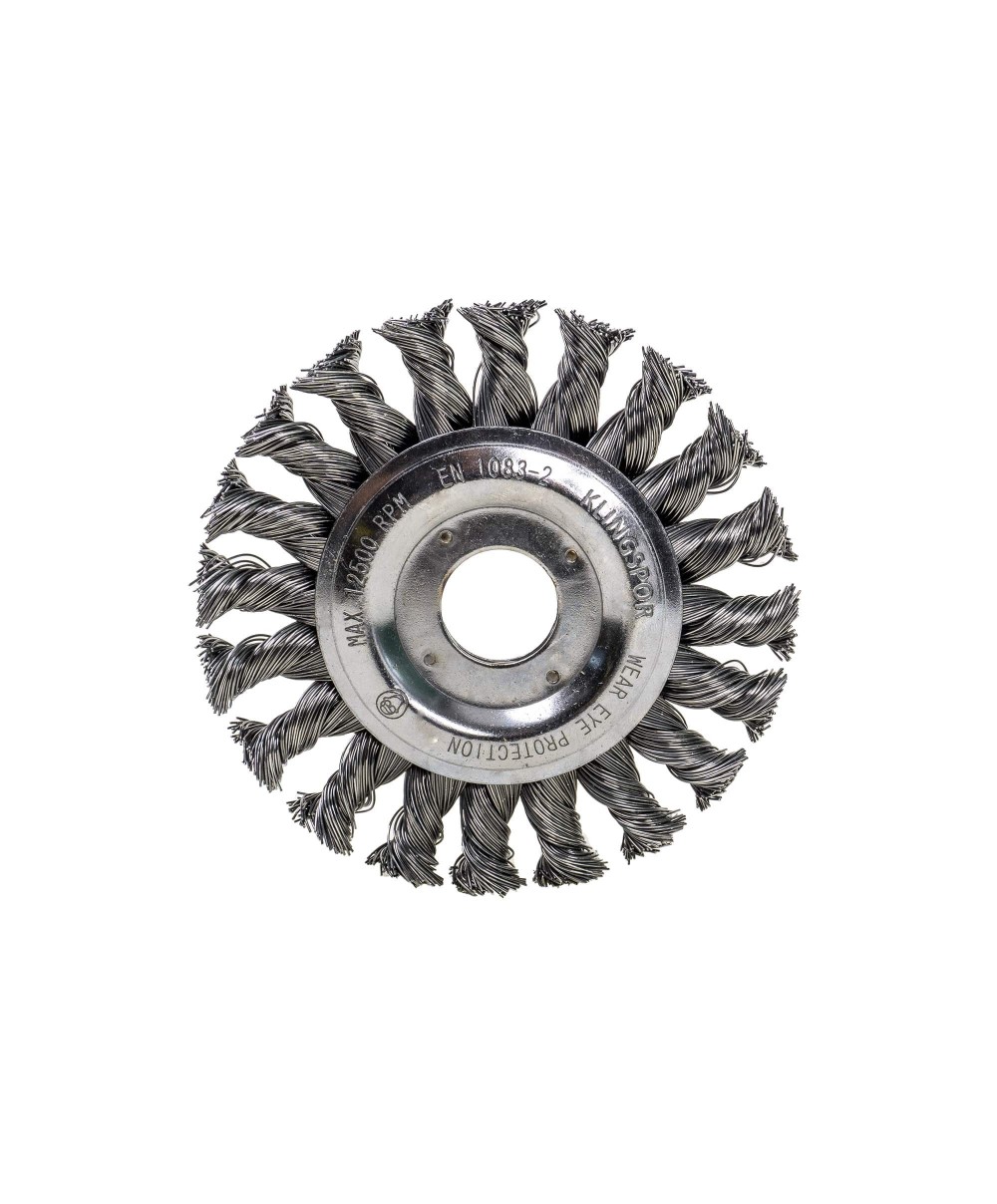 Perie rotunda rasucita, Klingspor, BR 600Z, 115x14x22.23mm / EXT 358311