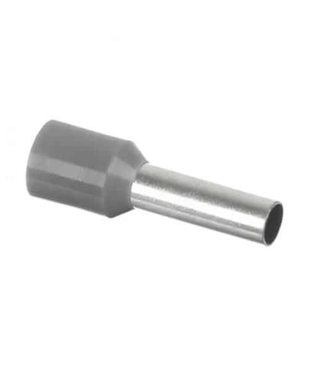 Pini pentru cablu, secțiune 2.5 mm, 100 bucăți, gri / EXT01-440