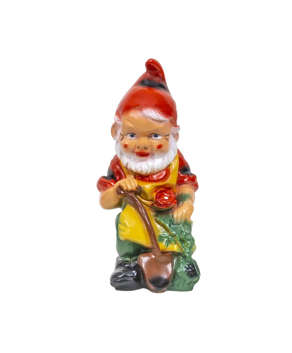 Pitic de gradina din ceramica, inaltime 38cm, model gradinar / EXT 10195