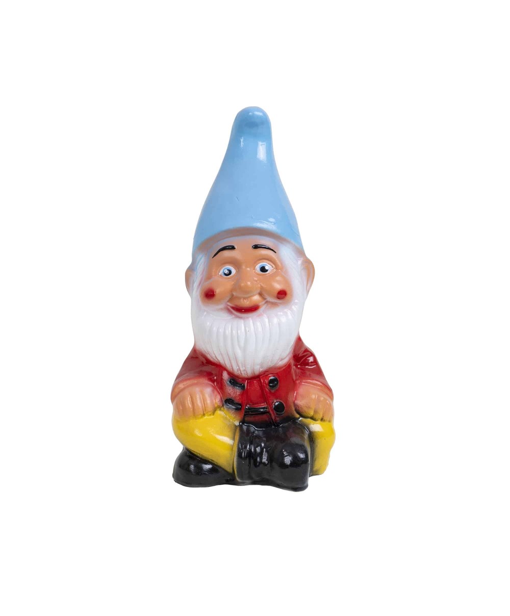 Pitic de gradina din ceramica, inaltime 42cm, model caciula Z-TOOLS / EXT 9946