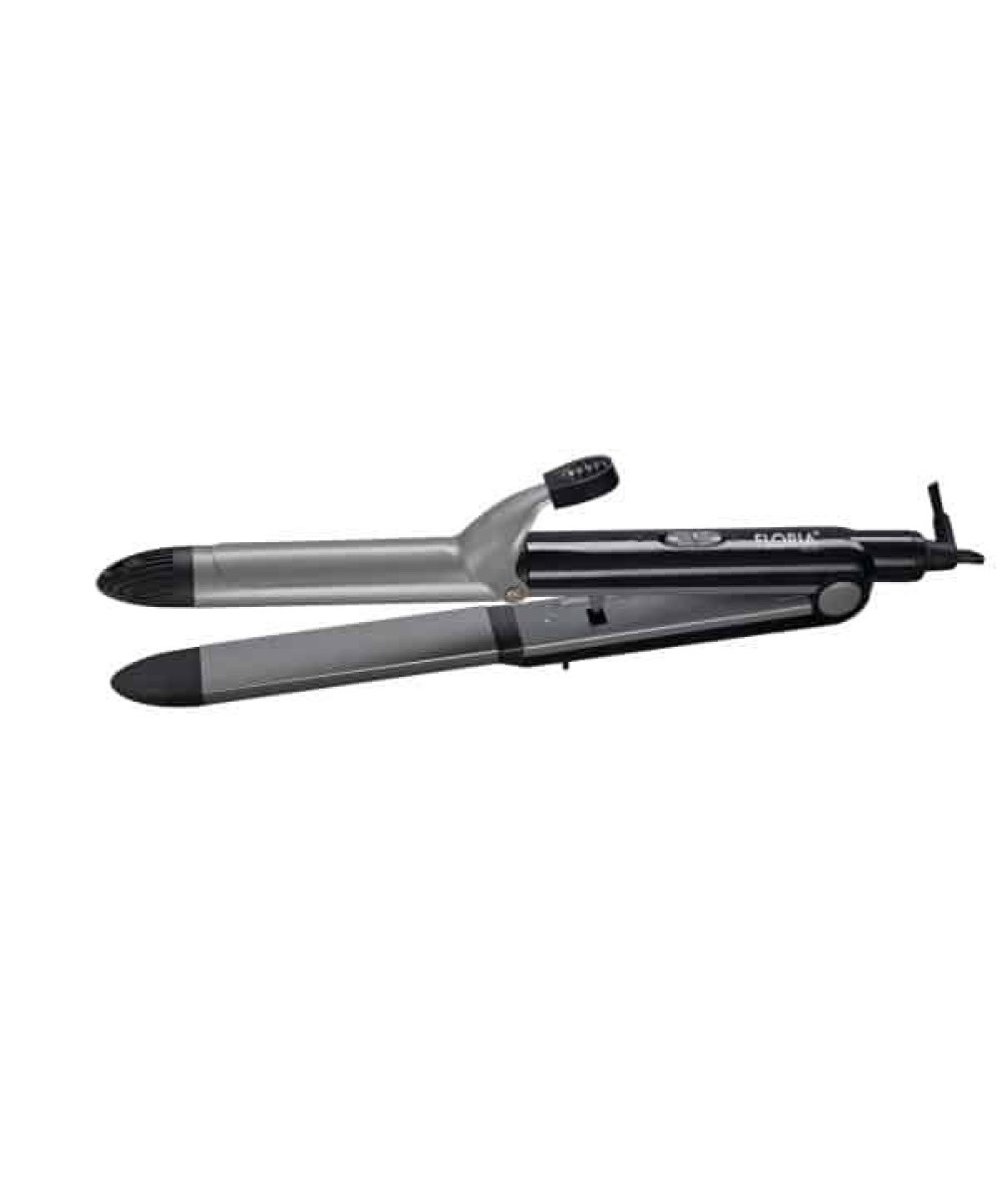 Placa 2 in 1 pentru indreptat si ondulat parul, putere 43W, temperatura maxima 200°C FLORIA / ZLN 9426